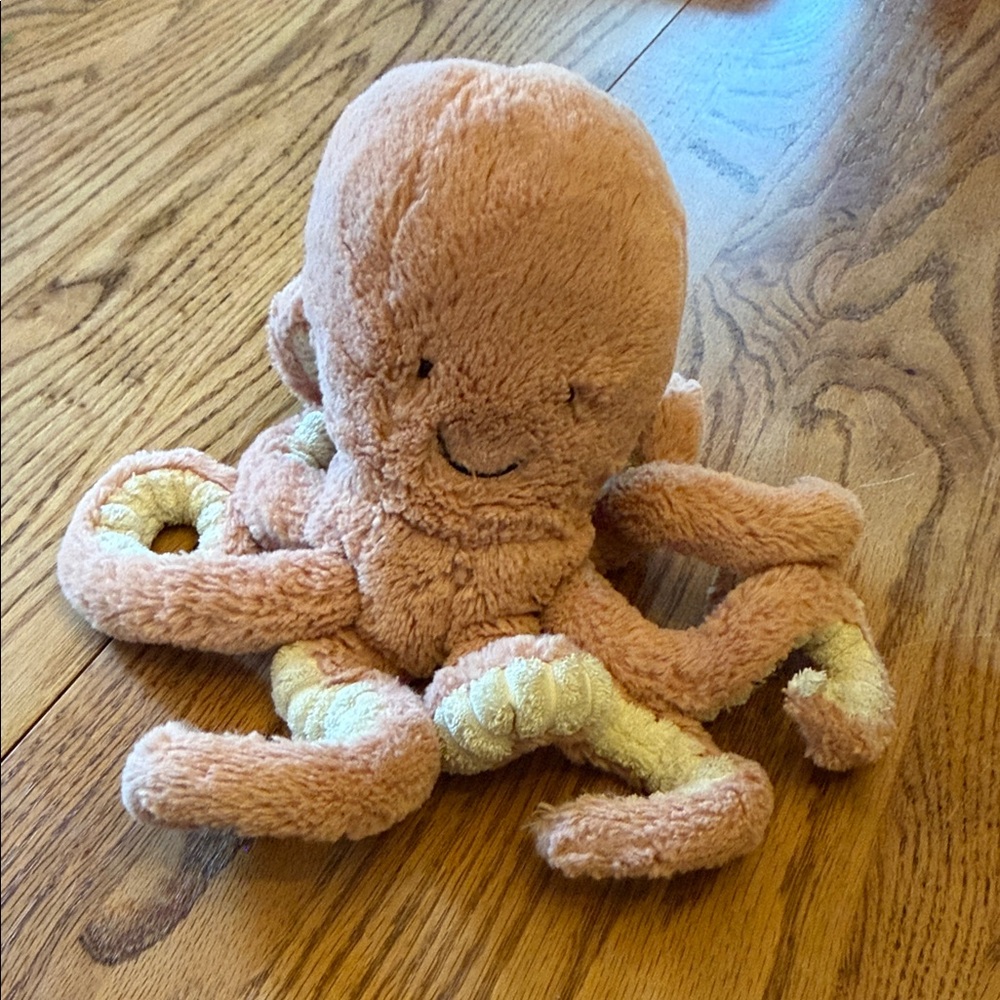 Jellycat Little Odell Octopus Plush Stuffed Animal Small Pink Ocean Animal